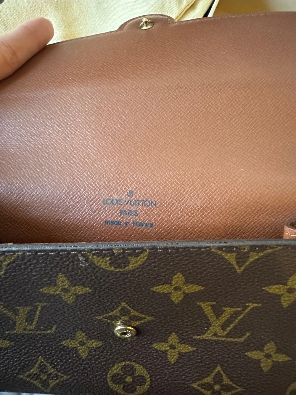 Louis Vuitton Monogram Pochette Arche Clutch Bag